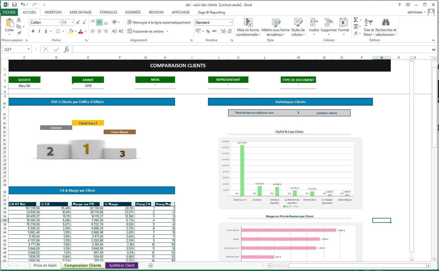 Sage BI reporting